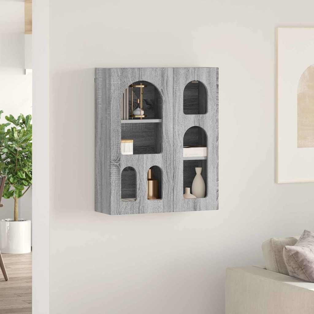 Hanging Cabinet Grey Sonoma 59 x 20 x 71.5 cm Engineered Wood