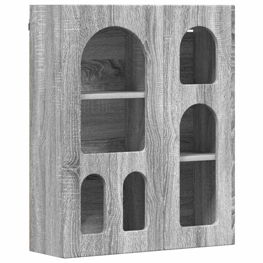 Hanging Cabinet with Shelf ELST Grey Sonoma 59 x 20 x 71.5 cm