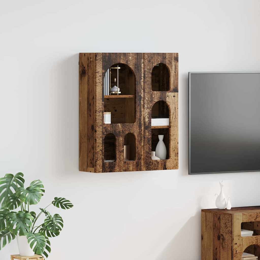 Hanging Cabinet Old Wood 59 x 20 x 71.5 cm Engineered Wood