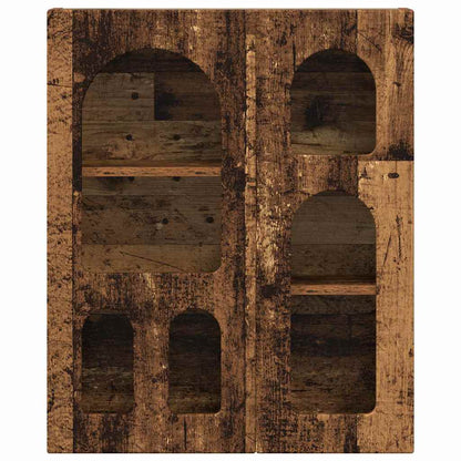 Hanging Cabinet Old Wood 59 x 20 x 71.5 cm Engineered Wood