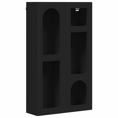 Hanging Cabinet ELST Black 59 x 20 x 100 cm Engineered Wood