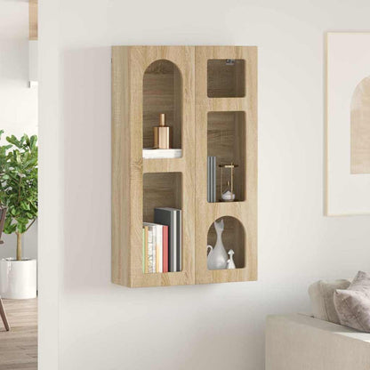 Hanging Cabinet Sonoma Oak 59 x 20 x 100 cm Engineered Wood