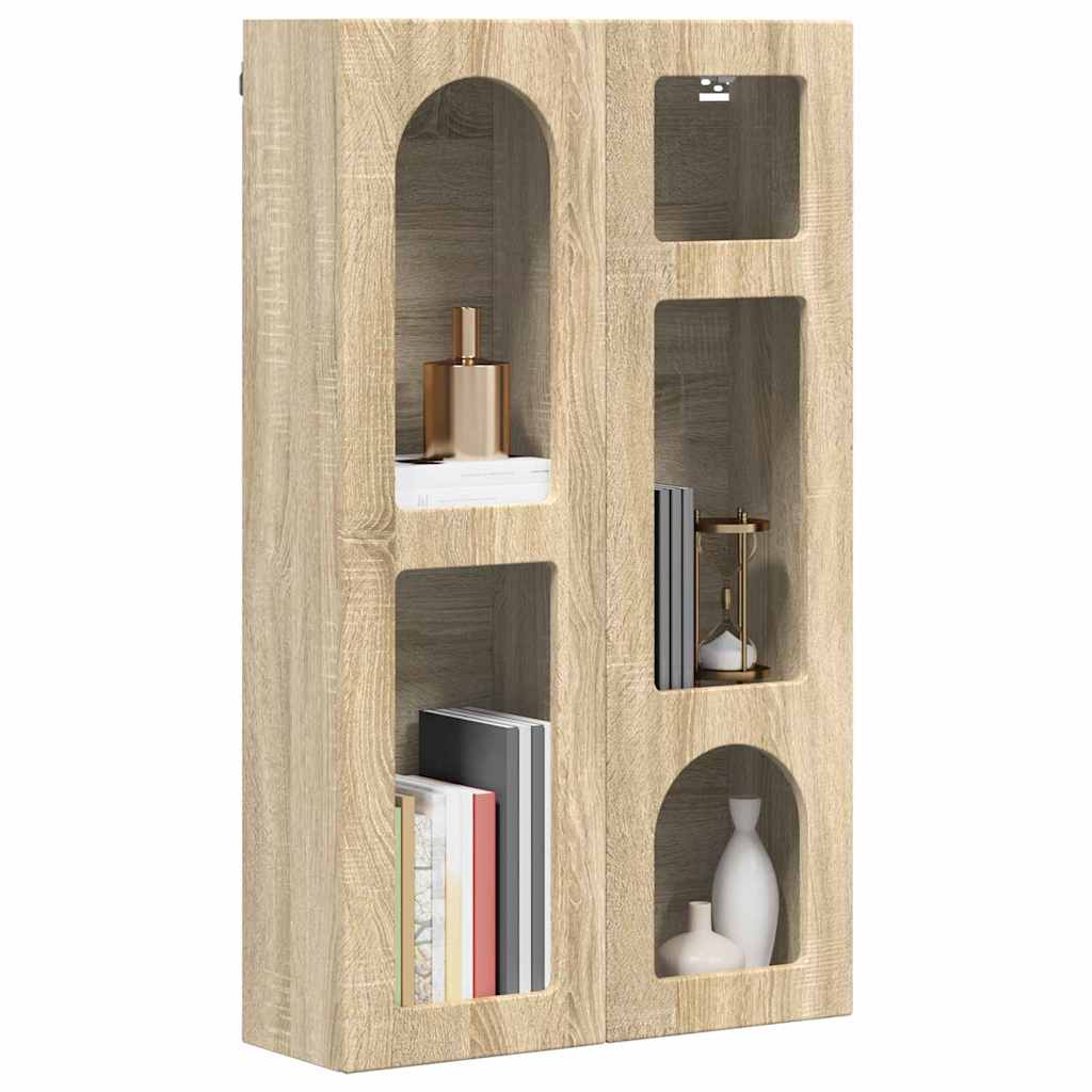 Hanging Cabinet Sonoma Oak 59 x 20 x 100 cm Engineered Wood