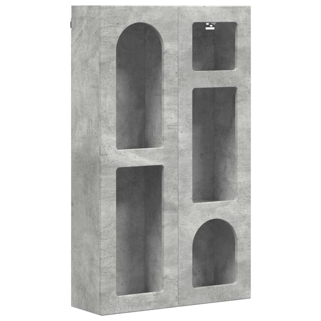 Hanging Cabinet Concrete Grey 59 x 20 x 100 cm Engineered Wood