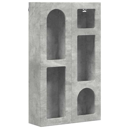 Hanging Cabinet Concrete Grey 59 x 20 x 100 cm Engineered Wood