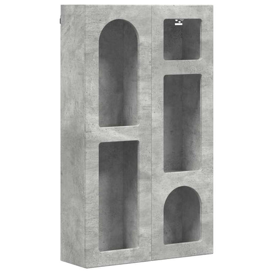 Hanging Cabinet with Shelf ELST Concrete Grey 59 x 20 x 100 cm