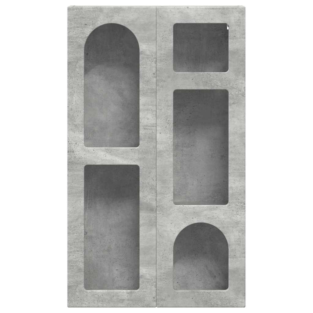 Hanging Cabinet Concrete Grey 59 x 20 x 100 cm Engineered Wood