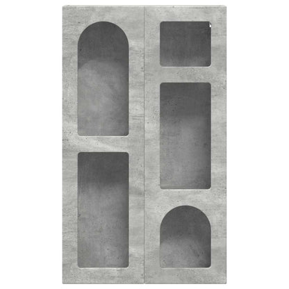 Hanging Cabinet Concrete Grey 59 x 20 x 100 cm Engineered Wood