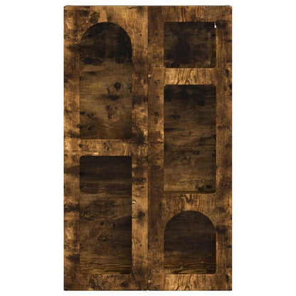 Hanging Cabinet Smoked Oak 59 x 20 x 100 cm Engineered Wood