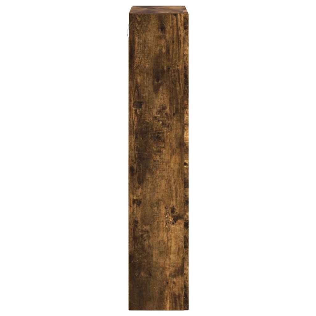 Hanging Cabinet Smoked Oak 59 x 20 x 100 cm Engineered Wood