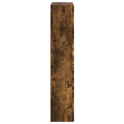 Hanging Cabinet Smoked Oak 59 x 20 x 100 cm Engineered Wood