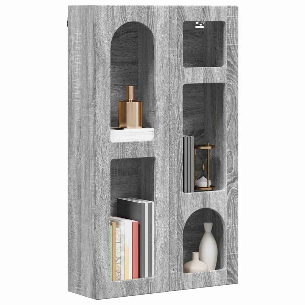 Hanging Cabinet with Shelf ELST Grey Sonoma 59 x 20 x 100 cm