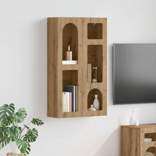 Hanging Cabinet with Shelf ELST Artisan Oak 59 x 20 x 100 cm