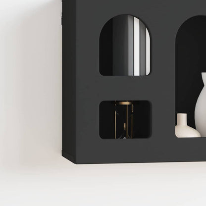 Hanging Cabinet Black 60 x 20 x 40 cm Engineered Wood