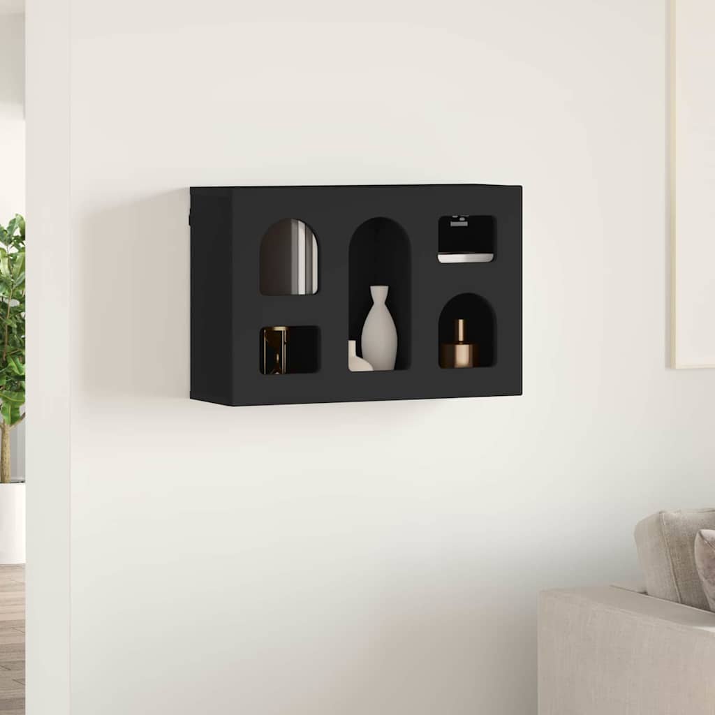 Hanging Cabinet Black 60 x 20 x 40 cm Engineered Wood