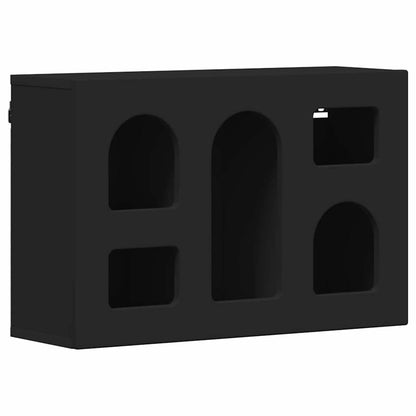 Hanging Cabinet Black 60 x 20 x 40 cm Engineered Wood