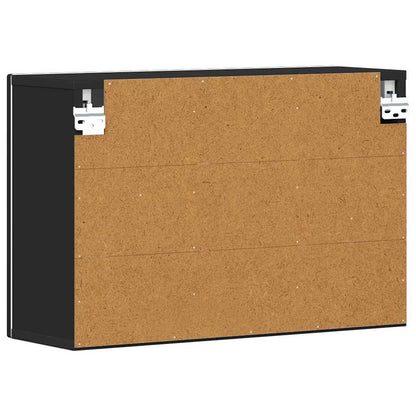 Hanging Cabinet Black 60 x 20 x 40 cm Engineered Wood