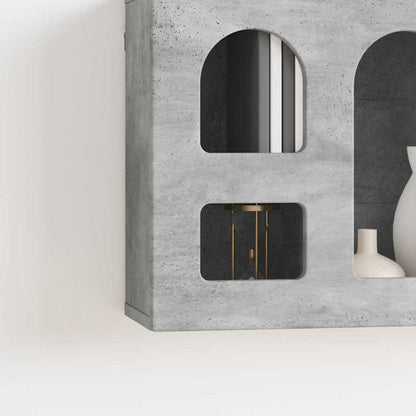 Hanging Cabinet Concrete Grey 60 x 20 x 40 cm Engineered Wood