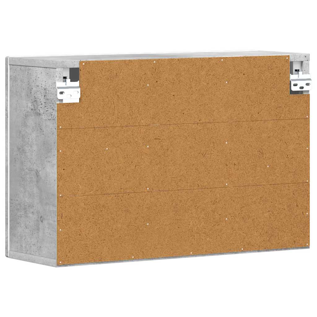Hanging Cabinet with Shelf ELST Concrete Grey 60 x 20 x 40 cm