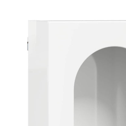 Hanging Cabinet with Shelf High Gloss White 60 x 20 x 40 cm