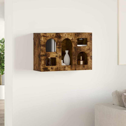 Hanging Cabinet Smoked Oak 60 x 20 x 40 cm Engineered Wood
