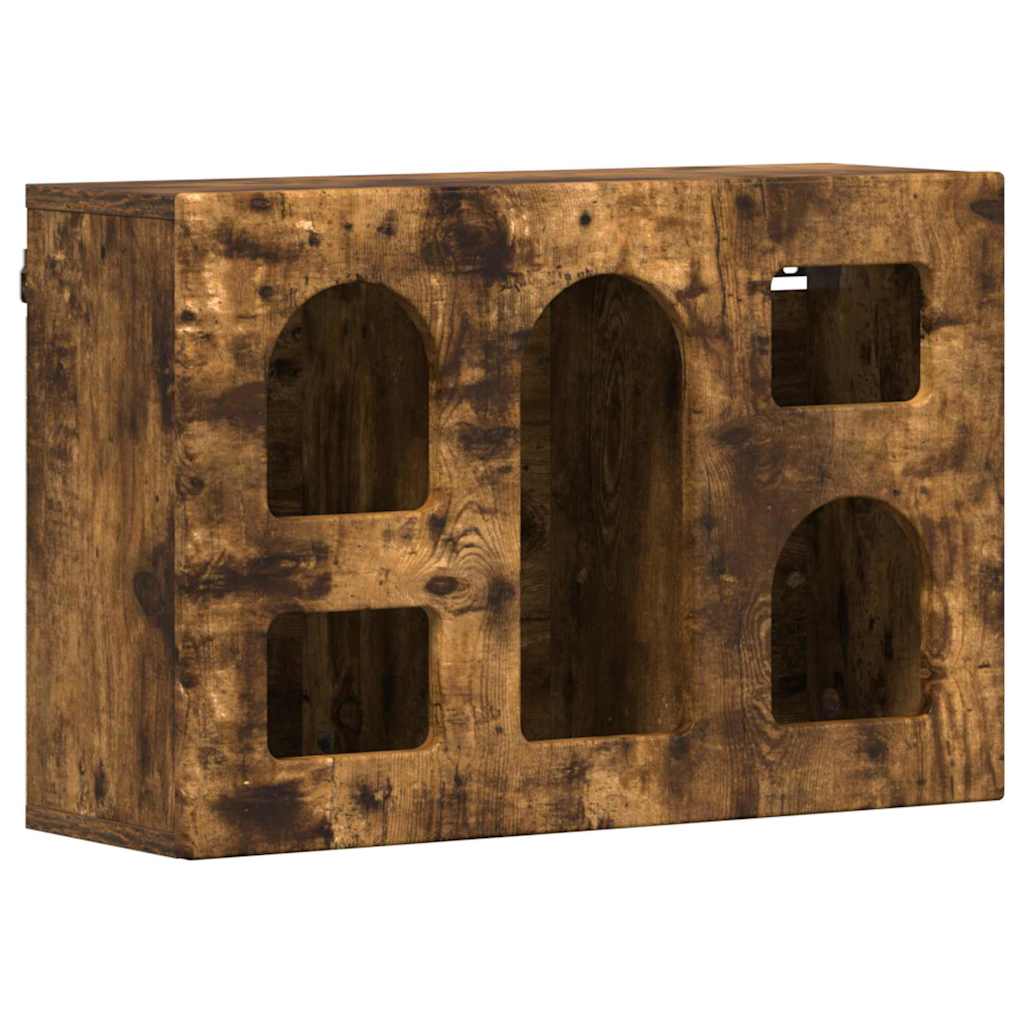 Hanging Cabinet ELST Smoked Oak 60 x 20 x 40 cm Engineered Wood