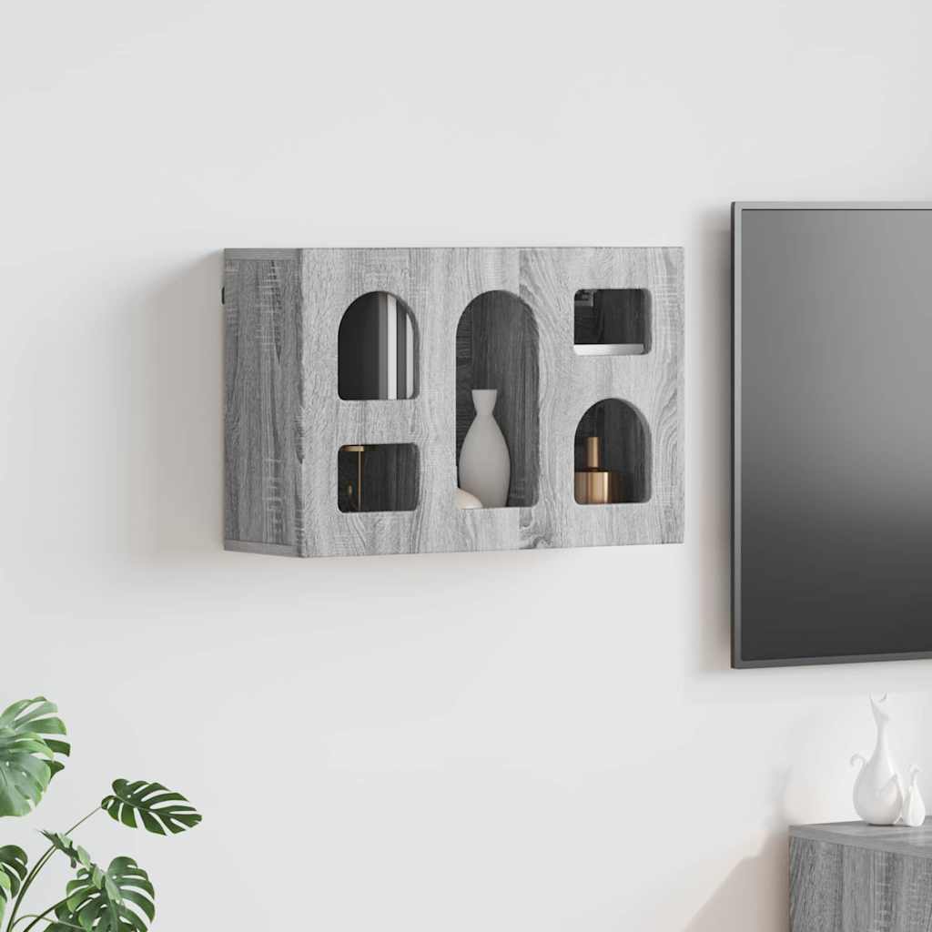 Hanging Cabinet Grey Sonoma 60 x 20 x 40 cm Engineered Wood