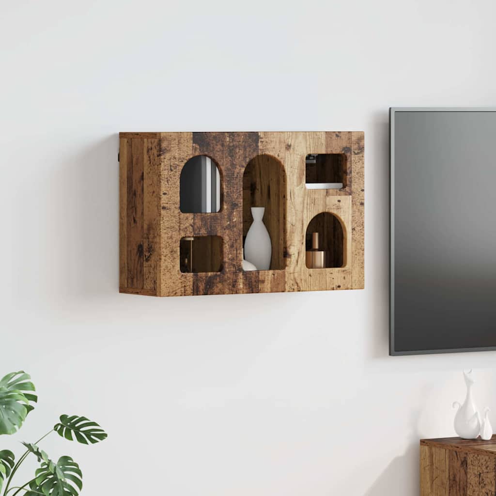 Hanging Cabinet Old Wood 60 x 20 x 40 cm Engineered Wood
