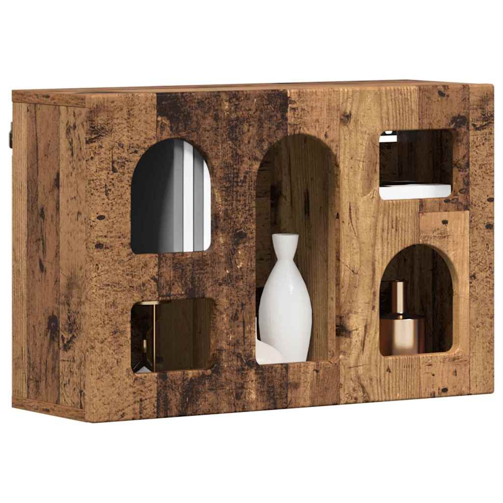 Hanging Cabinet Old Wood 60 x 20 x 40 cm Engineered Wood