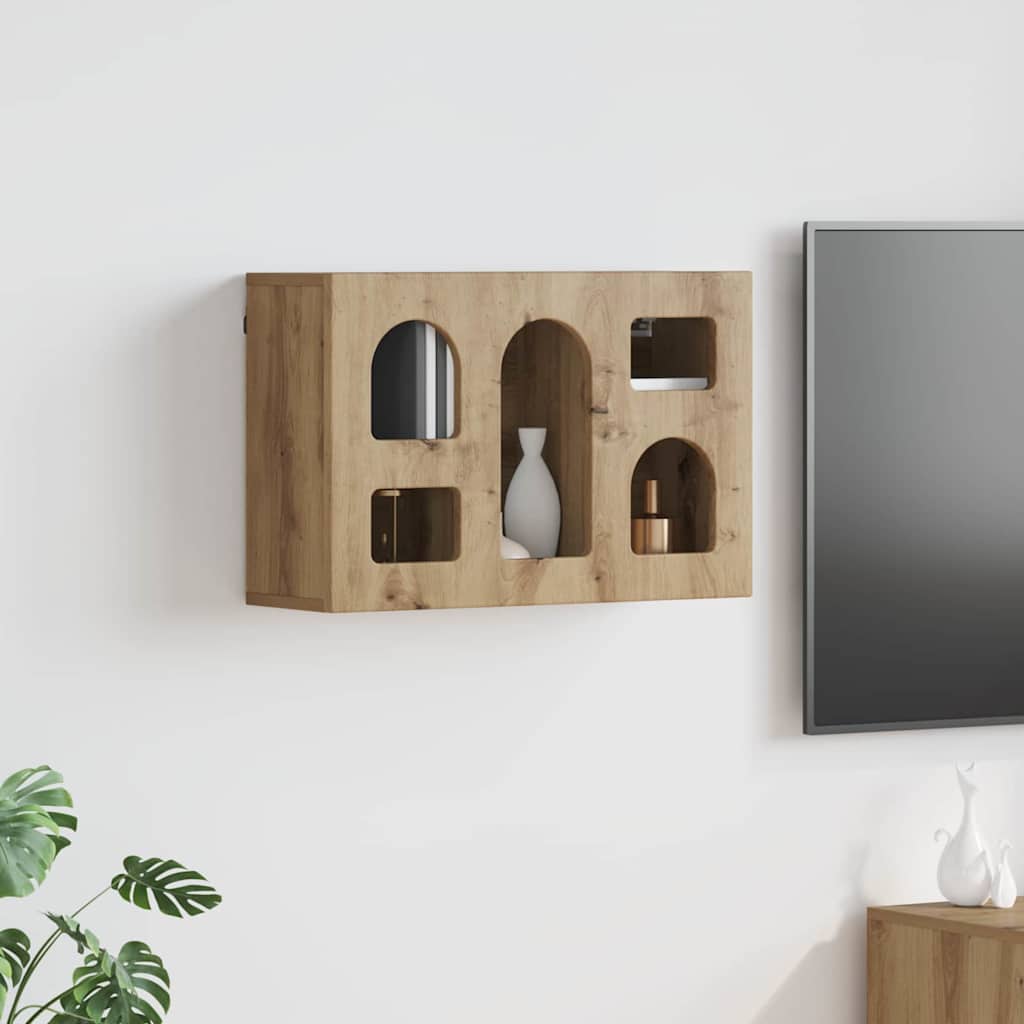 Hanging Cabinet Artisan Oak 60 x 20 x 40 cm Engineered Wood