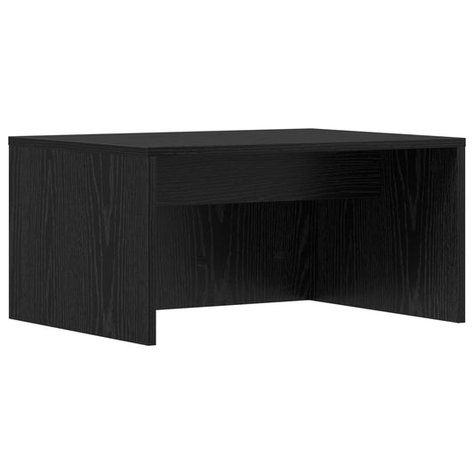 Wall-Mounted Desk Black Oak Engineered Wood 60 x 45 x 30 cm