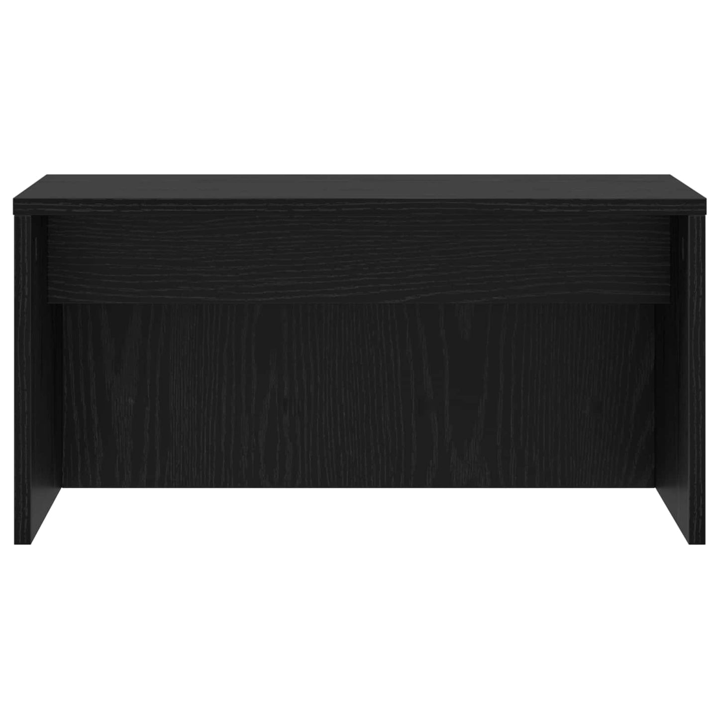 Wall-Mounted Desk Black Oak Engineered Wood 60 x 45 x 30 cm