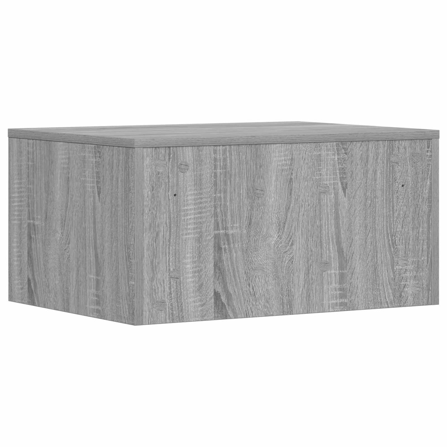 Wall-Mounted Desk Grey Sonoma Engineered Wood 60 x 45 x 30 cm
