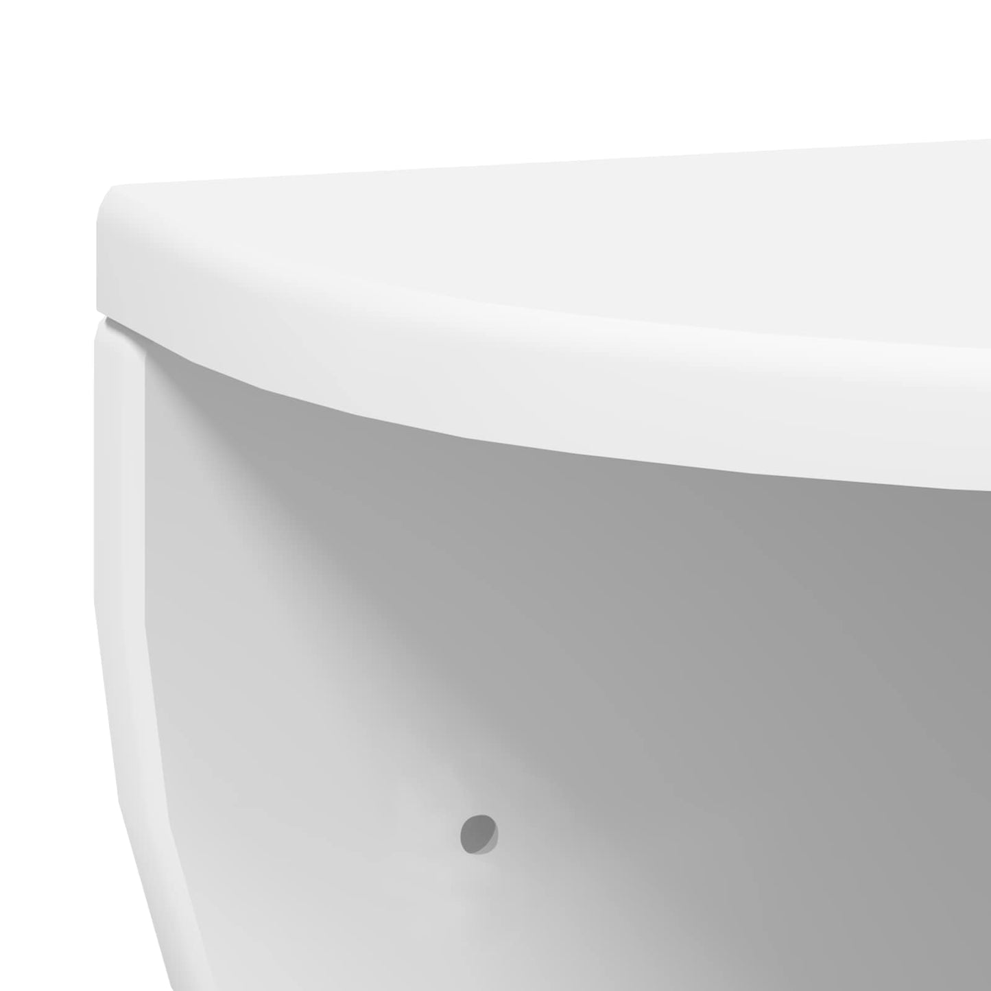 Wall Shelf Wall-mounted White 38 x 19 x 19 cm Engineered Wood