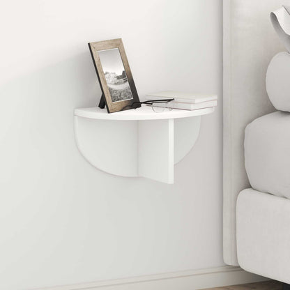 Wall Shelf Wall-mounted White 38 x 19 x 19 cm Engineered Wood