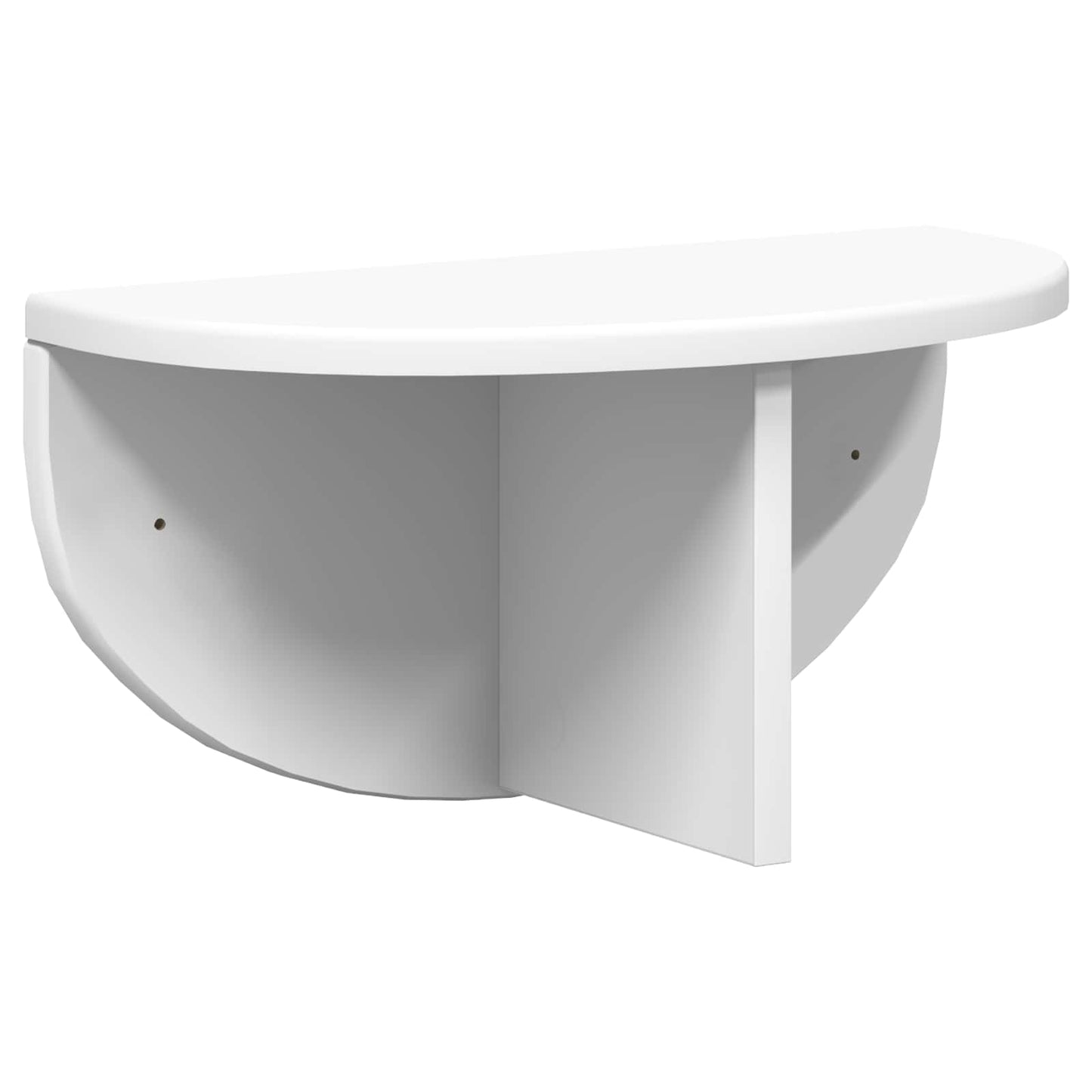 Wall Shelf Wall-mounted White 38 x 19 x 19 cm Engineered Wood
