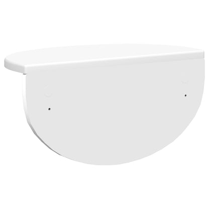 Wall Shelf Wall-mounted White 38 x 19 x 19 cm Engineered Wood