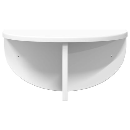 Wall Shelf Wall-mounted White 38 x 19 x 19 cm Engineered Wood