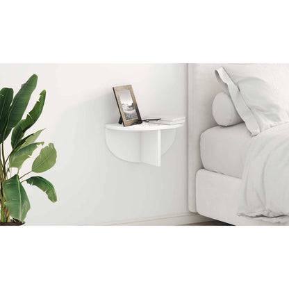 Wall Shelf 2 pcs White 38 x 19 x 19 cm Engineered Wood