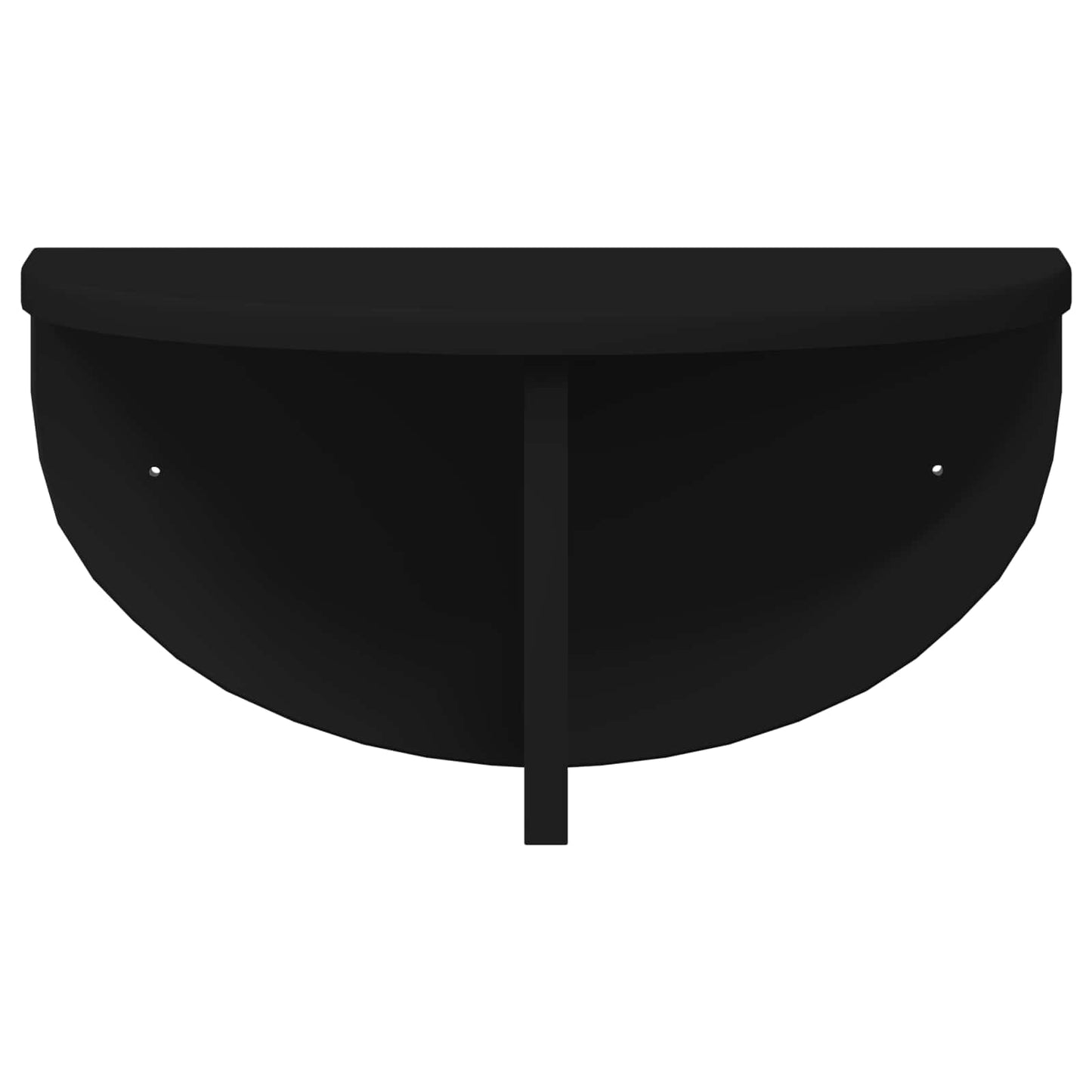 Wall Shelf Wall-mounted Black 38 x 19 x 19 cm Engineered Wood