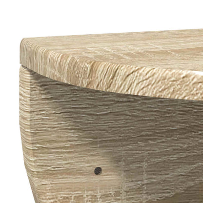 Wall Shelf Sonoma Oak 38 x 19 x 19 cm Engineered Wood