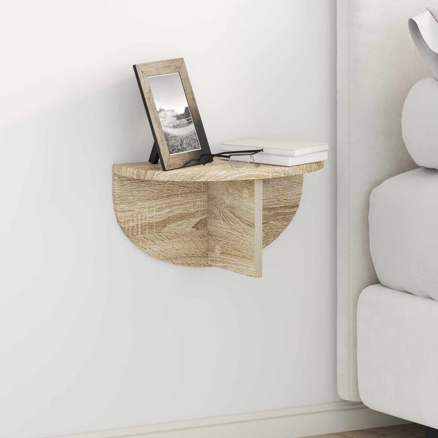 Wall Shelf Sonoma Oak 38 x 19 x 19 cm Engineered Wood