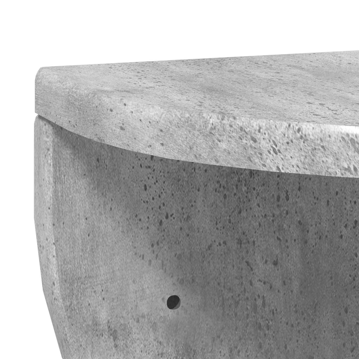 Wall Shelf Concrete Grey 38 x 19 x 19 cm Engineered Wood