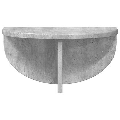 Wall Shelf Concrete Grey 38 x 19 x 19 cm Engineered Wood