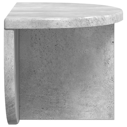 Wall Shelf Concrete Grey 38 x 19 x 19 cm Engineered Wood