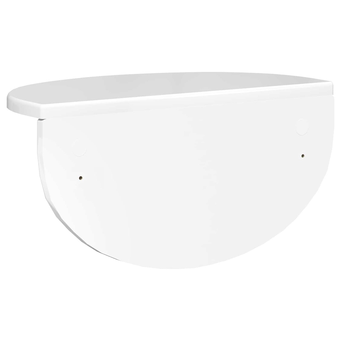 Wall Shelf High Gloss White 38 x 19 x 19 cm Engineered Wood
