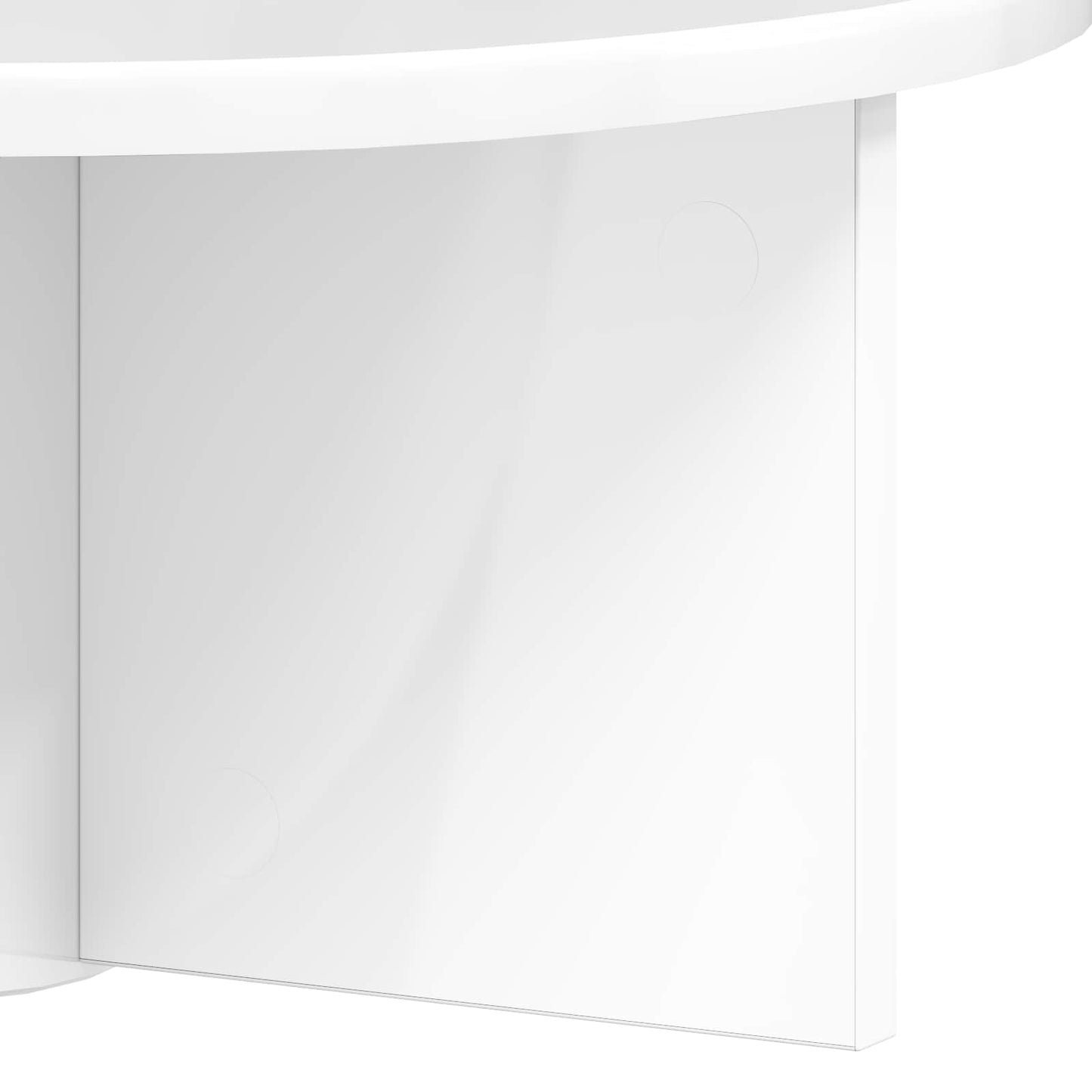Wall Shelf Wall-mounted 2 pcs High Gloss White 38 x 19 x 19 cm