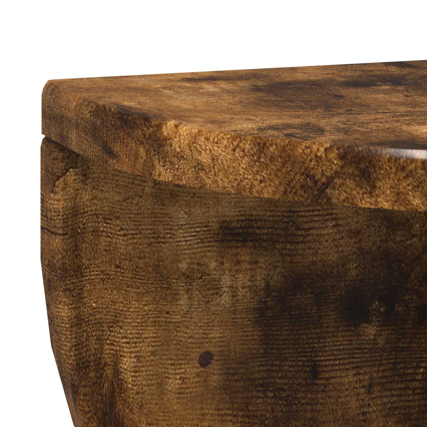 Wall Shelf Smoked Oak 38 x 19 x 19 cm Engineered Wood