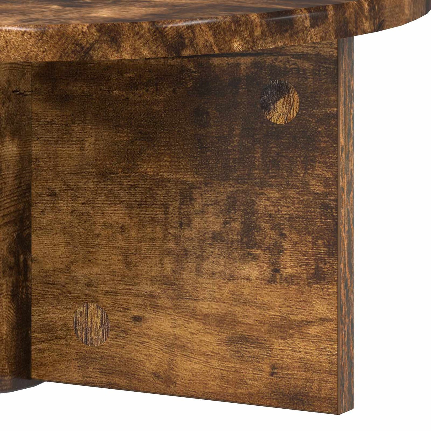 Wall Shelf Smoked Oak 38 x 19 x 19 cm Engineered Wood