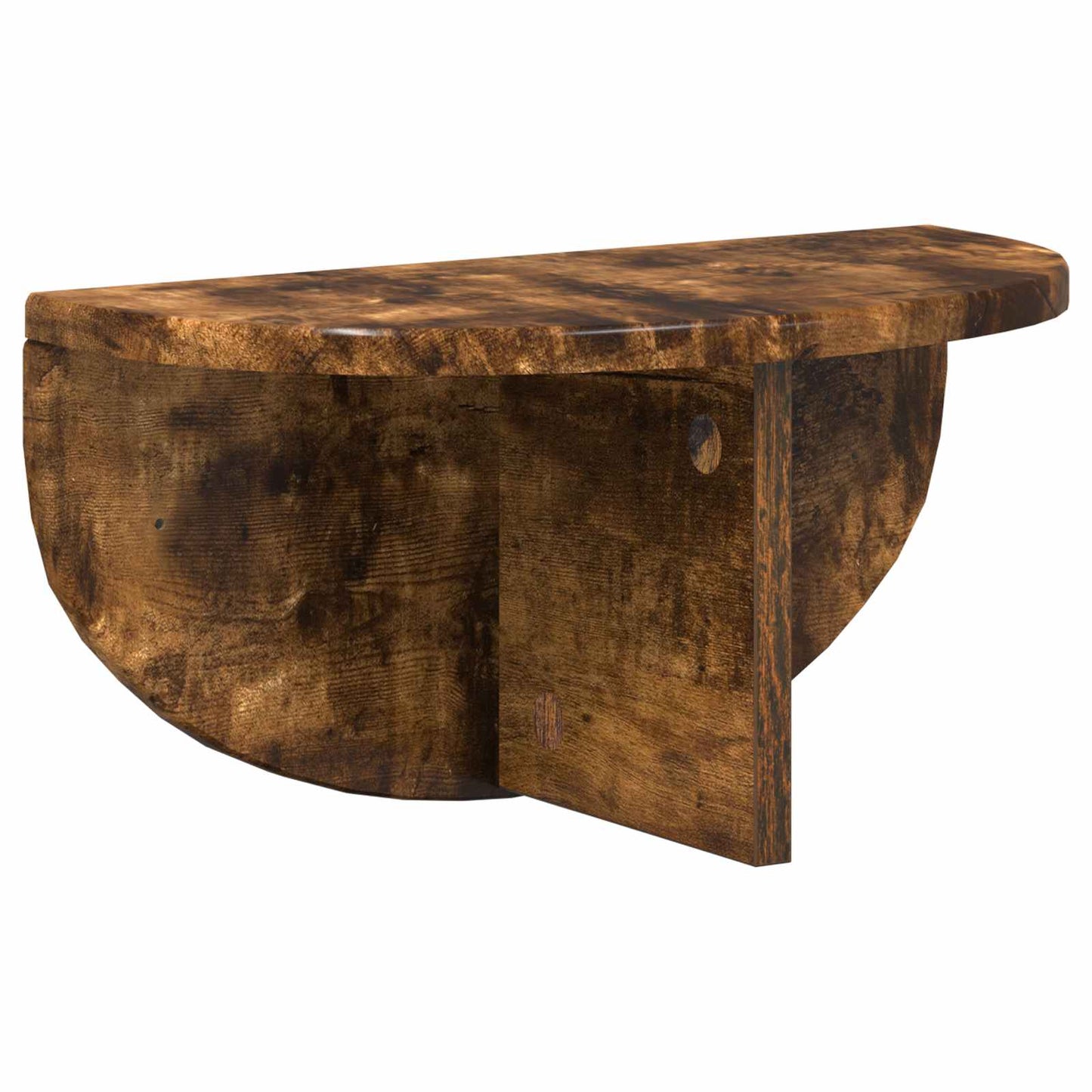 Wall Shelf Smoked Oak 38 x 19 x 19 cm Engineered Wood